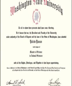 Buy college degree from The Washington State University