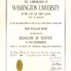 Buy college degree from The Washington University in St. Louis