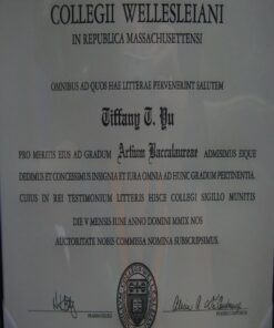 Buy college degree from The Wellesley College