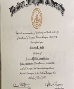 Buy college degree from The Western Michigan University