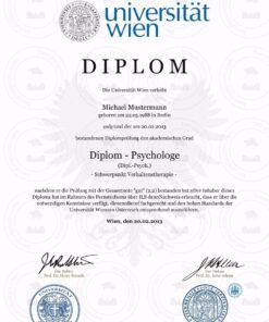 Buy college degree from Universität Wien