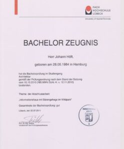 Buy college degree from The Fachhochschule Lübeck