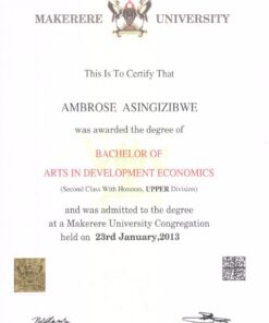 Buy college degree from The Makerere University