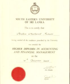 Buy college degree from The Eastern University of Sri Lanka
