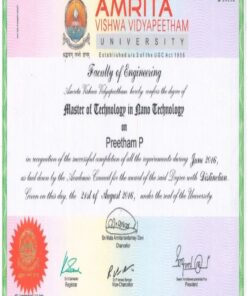 Buy college degree from The Amrita Vishwa Vidyapeetham