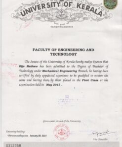 Buy college degree from The University of Kerala