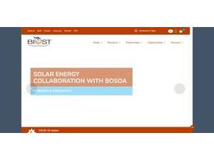 Botswana International University of Science and Technology's Website Screenshot